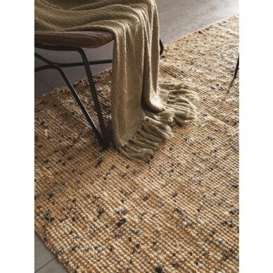 Benuta Jute Rug - Sam Natural/Turquoise 3