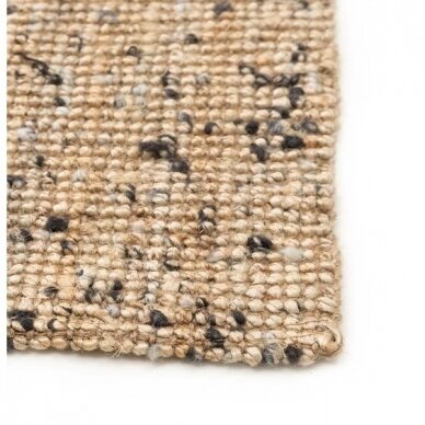 Benuta Jute Rug - Sam Natural/Turquoise 1