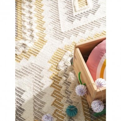 Benuta Wool Rug - Wanda: Yellow 3