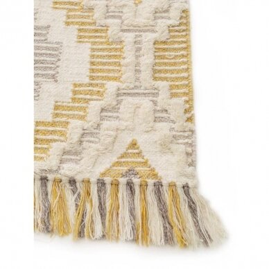 Benuta Wool Rug - Wanda: Yellow 1