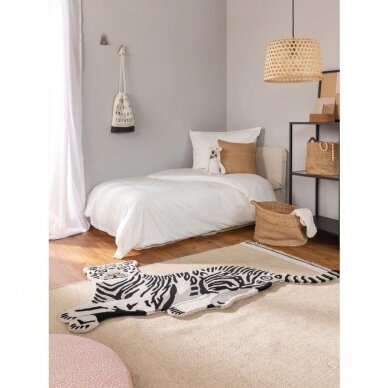 Benuta Wool Rug - Black/White 1