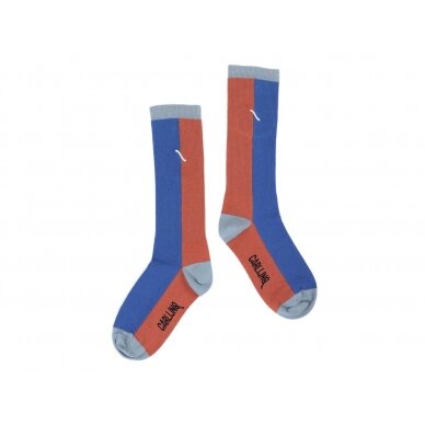 CarlijnQ Socks - Brown/Blue