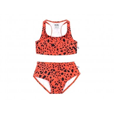 CarlijnQ +UPF50 Swimsuit - Spotted animal