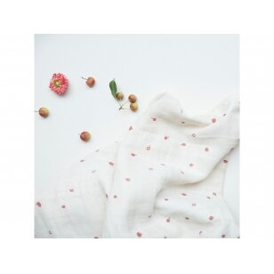 Fabelab 2 Pcs Swaddle Set - Wild Berry (120x120 cm)