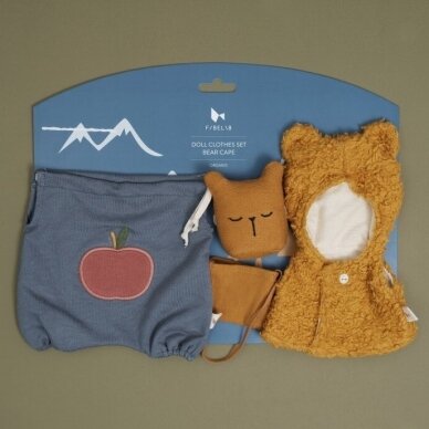 Fabelab Dolls Clothes - Bear Cape 1