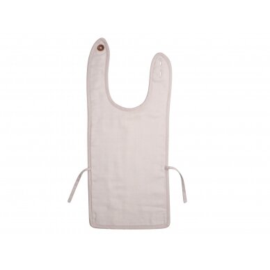 Fabelab Muslin Feeding Bib - Mauve 1