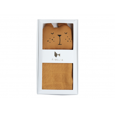 Fabelab Animal Cuddle Bear - Ochre 3