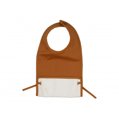 Fabelab Muslin Feeding Bib - Ochre