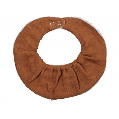 Fabelab Bib - Ruffle: Cinnamon