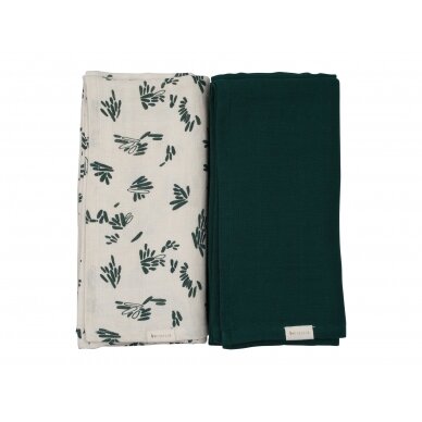 Fabelab 2 Pcs. Swaddle Set - Forest Floor (120x120 cm)