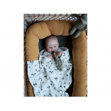 Fabelab 2 Pcs Swaddle Set - Oak Leaf (120x120 cm) 2