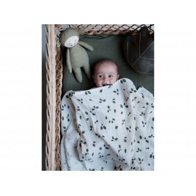 Fabelab 2 Pcs Swaddle Set - Oak Leaf (120x120 cm) 1