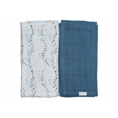 Fabelab 2 Pcs Swaddle Set - Ocean (120x120 cm)