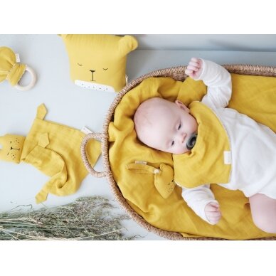 Fabelab Swaddle - Honey (120x120 cm) 2