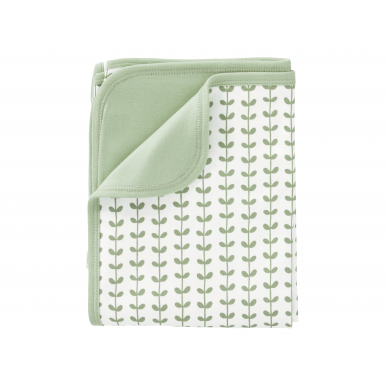 Fresk Baby blanket - Leaves Mint