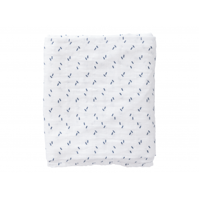 Fresk 2 Pcs. Swaddle Set - Giraffe Indigo Blue (120x120 cm) 2