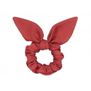 Kaiko Bow Scrunchie - Chilli