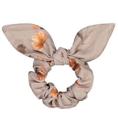 Kaiko Bow Scrunchie - Poppy field