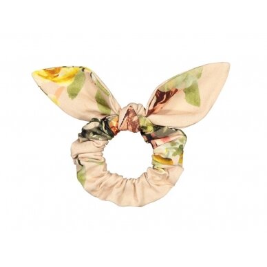 Kaiko Bow Scrunchie - Rose Yard