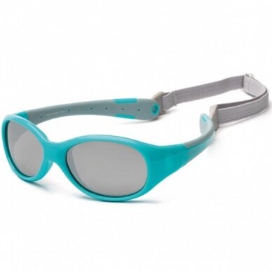 KOOLSUN akiniai nuo saulės ,,Flex - aqua grey" UV400