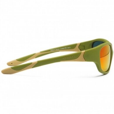 KOOLSUN akiniai nuo saulės ,,Sport - olive taos taupe" UV400 1