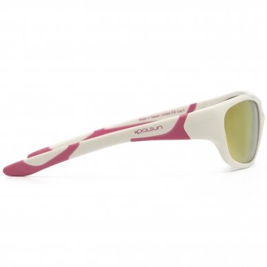 KOOLSUN akiniai nuo saulės ,,Sport - white hot pink" 1