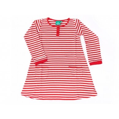 Little Green Radicals Dress - Stripes