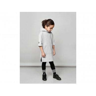 Mainio Hoodie Dress - Grey 1