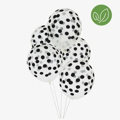 My Little Day Ballons Confetti: black