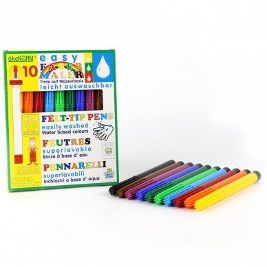 ökoNORM easily washable felt-tip pen - 10 colors