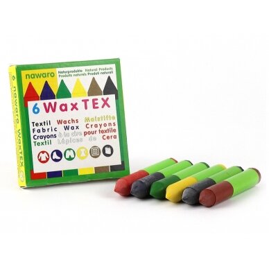 ökoNORM textile wax crayons for ironing - 6 colors 1