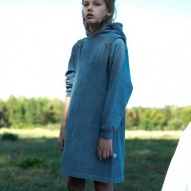 Poudre Organic Pinafore - Stormy Weather 4