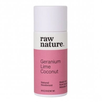 Raw Nature dezodorantas ,,Geranium"