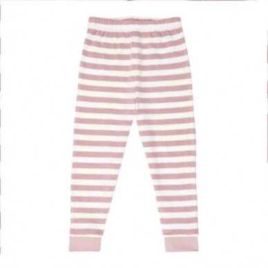 Sense Organics kilpinio audinio pižama ,,Rose stripes" 4