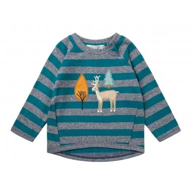 SENSE ORGANICS Sweater - Deer in a Forest