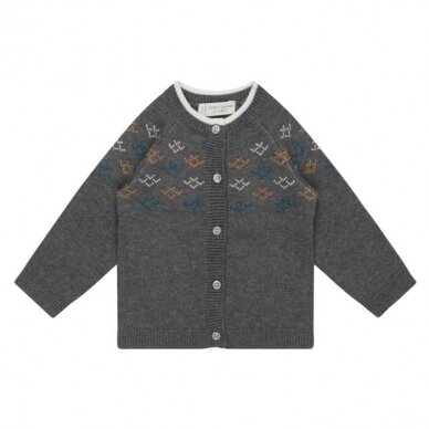 Sense Organics megztinis ,,Dark grey pattern"