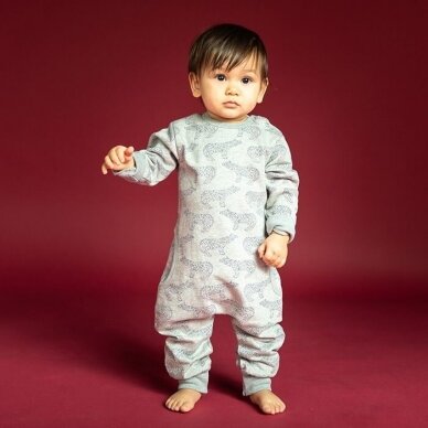 Baby Sweat Overall ,,Polar bear"