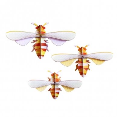 Studio ROOF Wall Decoration - Honey Bees, Set of 3