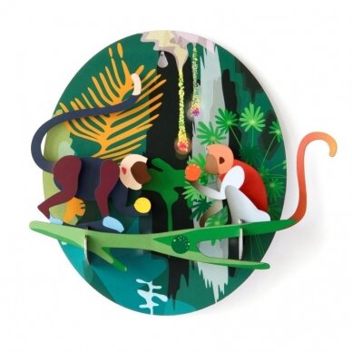 Studio ROOF Wall Decoration - Jungle Animals: Monkeys