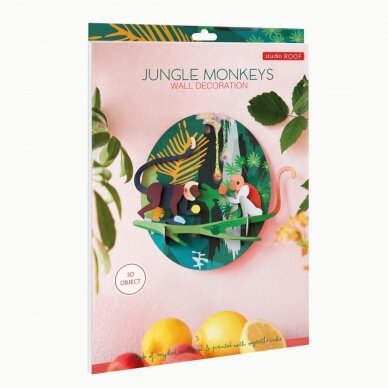 Studio ROOF Wall Decoration - Jungle Animals: Monkeys 2