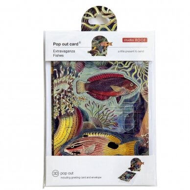 Studio ROOF Pop-out Card - Extravaganza: Fishes 2