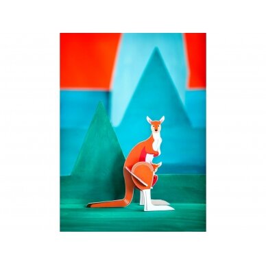 Studio ROOF pop-out card - Kangaroo 1