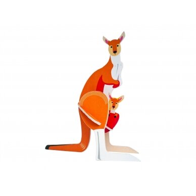 Studio ROOF pop-out card - Kangaroo