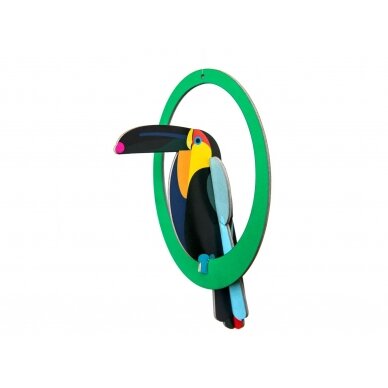 Studio ROOF pop-out card - Swinging Toucan