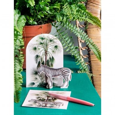 Studio ROOF Pop-out Card - Tropical Zebra 2