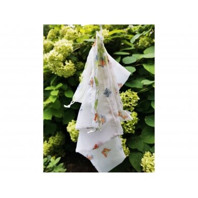 Žalia Žinutė Reusable Bag Set - Butterflies